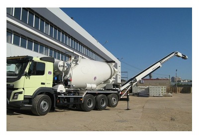 Аренда миксера (автобетоносмесителя) с лентой подачи бетона