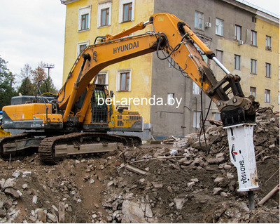 Аренда гидромолота/гидроножниц на базе гусеничного экскаватора CAT324Dl
