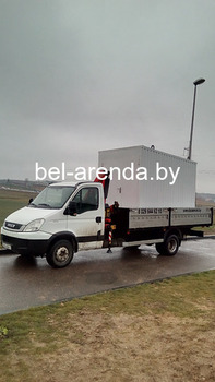 Грузоперевозки маленьким кран-манипулятором