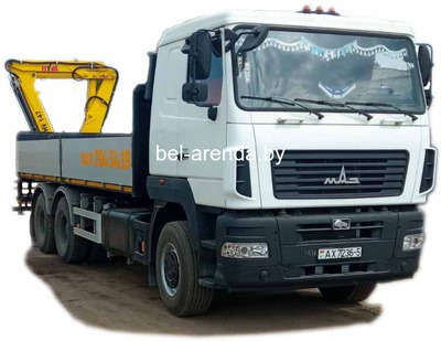 Аренда грузового автомобиля с гидроманипулятором 