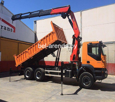 Аренда самосвала с манипулятором