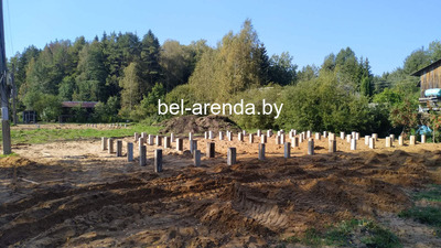 Забивка мини свай ЖБ Минск под фундамент дома, подробности betonikym.by, 80296601503