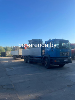 Аренда манипулятора на базе MAN 12-20 тонн, г.п. крана 8 тонн