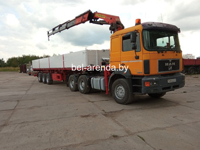 Аренда длинномера с манипулятором 