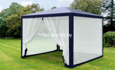 Аренда шатра 3×3 с противомоскитными стенками (9 кв.м)