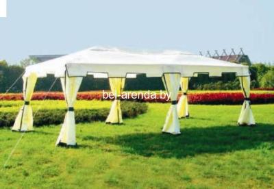 Аренда шатра беседки 6×3 с глухими стенками