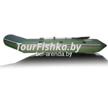 Аренда надувной моторной ПВХ лодки с килем RusBoat 330TK (42 баллон) 3+1 места