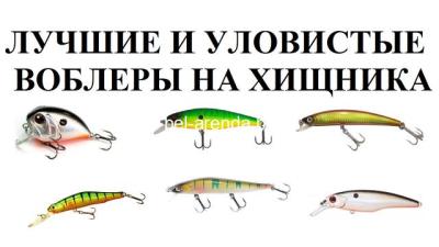 Аренда уловистых воблеров для ловли хищных рыб
