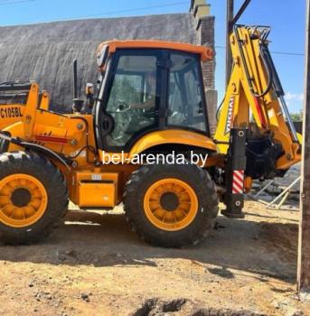 Аренда экскаватора погрузчика/ устройство котлованов/монтаж канализации
