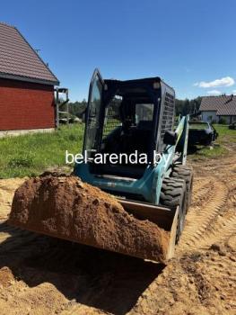 Аренда мини-погрузчика . Уборка снега , планировка участка , снятие плодородного грунта и тд.