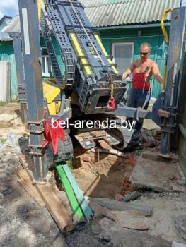 Монтаж бетонных свай Гомель, забивка свай мини установкой