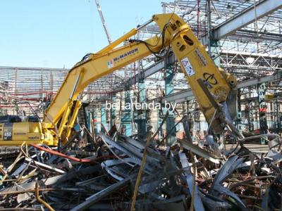 Гидроножницы на базе экскаватора