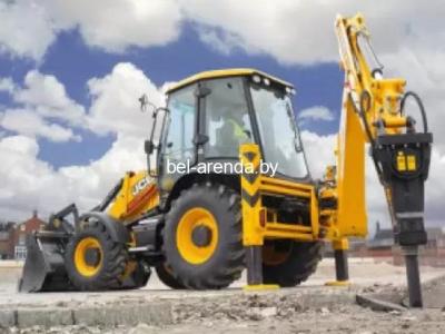 Аренда гидромолота на базе экскаватора-погрузчика 