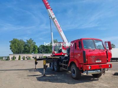 Аренда Автокрана "Машека" 32 тонны (вездеход) 6х6
