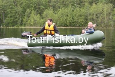 Прокат Лодка 2 места + мотор 2.6 л.с "Комфорт"