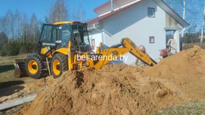 Аренда экскаватора-погрузчика JCB4CX в Дзержинске/Дзержинском районе 